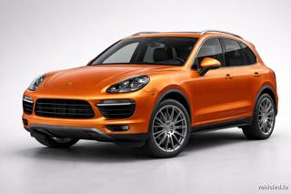 Porsche Cayenne in Lava Orange