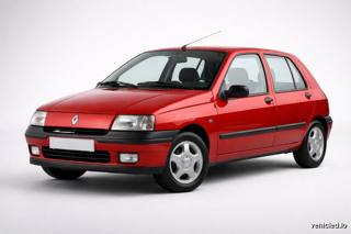 Renault Clio in Flame Red