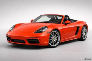 Porsche 718 Boxster in Lava Orange