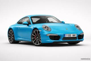 Porsche 911 in Miami Blue