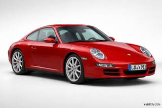 Porsche 911 in Carmine Red