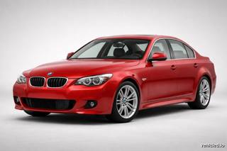 BMW 5 Series in Imola Red