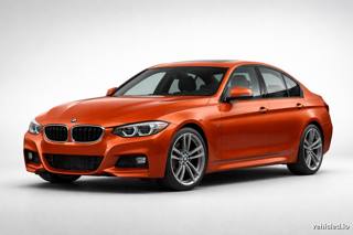BMW 3 Series in Sunset Orange Metallic