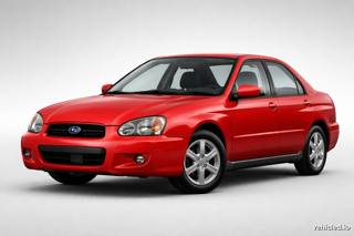 Subaru Impreza in Pure Red