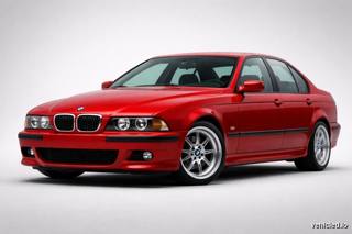 BMW 5 Series in Imola Red
