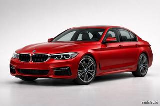 BMW 5 Series in Imola Red