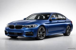 BMW 5 Series in Le Mans Blue