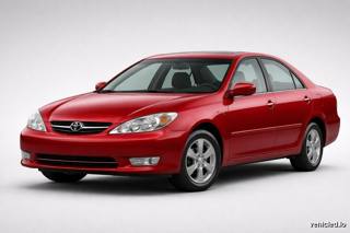 Toyota Camry in Supersonic Red