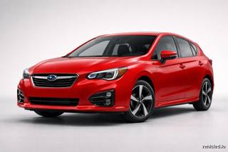Subaru Impreza in Pure Red