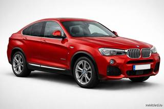 BMW X4 in Flamenco Red
