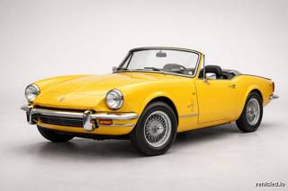 Triumph Spitfire in Mimosa Yellow