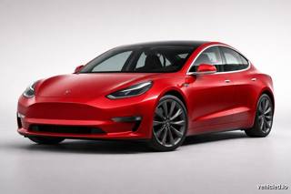 Tesla Model 3 in Red Multi-Coat