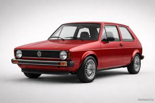 Volkswagen Golf in Kings Red Metallic