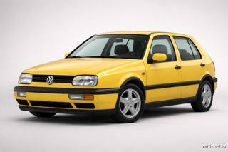 Volkswagen Golf in Turmeric Yellow Metallic