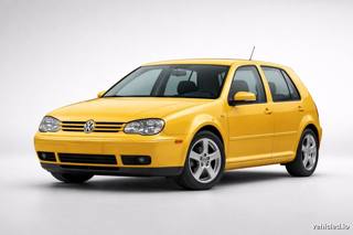 Volkswagen Golf in Turmeric Yellow Metallic