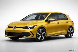 Volkswagen Golf in Turmeric Yellow Metallic