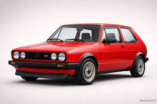 Volkswagen Golf in Diablo Red