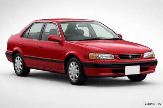 Toyota Corolla in Barcelona Red Metallic