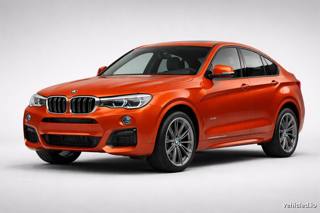 BMW X4 in Sunset Orange