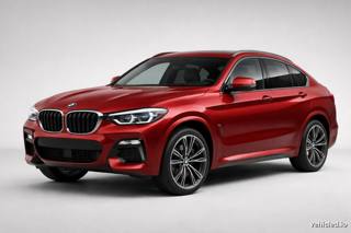 BMW X4 in Flamenco Red Metallic