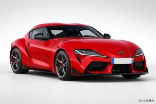 Toyota Supra in Renaissance Red