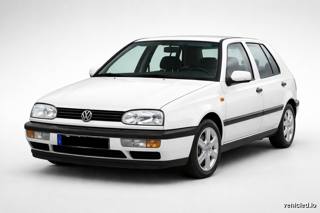 Volkswagen Golf in Pure White