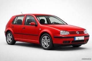 Volkswagen Golf in Tornado Red
