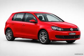 Volkswagen Golf in Tornado Red