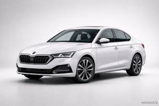 Škoda Octavia in Moon White