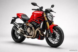 Ducati Monster in Ducati Red