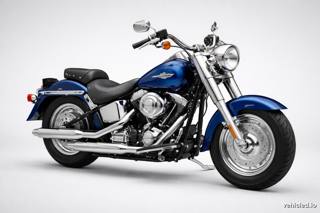 Harley-Davidson Fat Boy in Lapis Blue Pearl