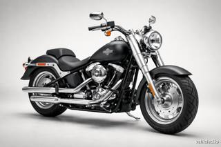 Harley-Davidson Fat Boy in Black Denim