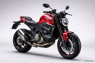 Ducati Monster in Ducati Red