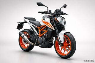 KTM 390 Duke in Ceramic White
