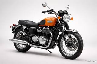 Triumph Bonneville in Orange