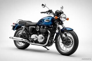 Triumph Bonneville in Aegean Blue