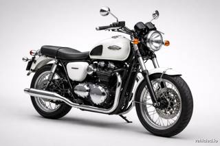 Triumph Bonneville in Fusion White