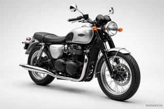 Triumph Bonneville in Silver Ice
