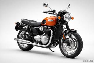 Triumph Bonneville in Orange