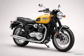 Triumph Bonneville in Yellow