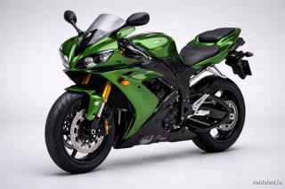 Yamaha YZF-R1 in Green