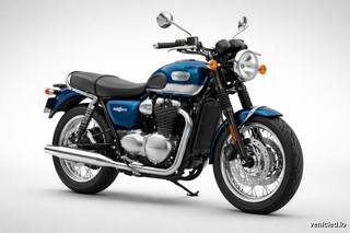 Triumph Bonneville in Aegean Blue