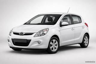 Hyundai i20 in Crystal White