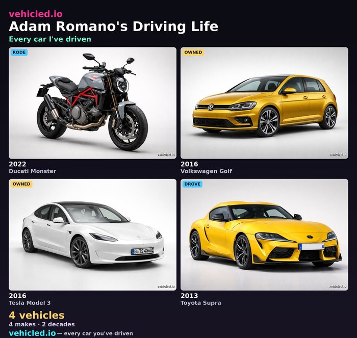 Adam Romano's garage poster