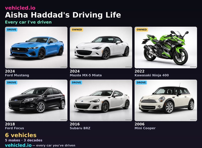 Aisha Haddad's garage poster
