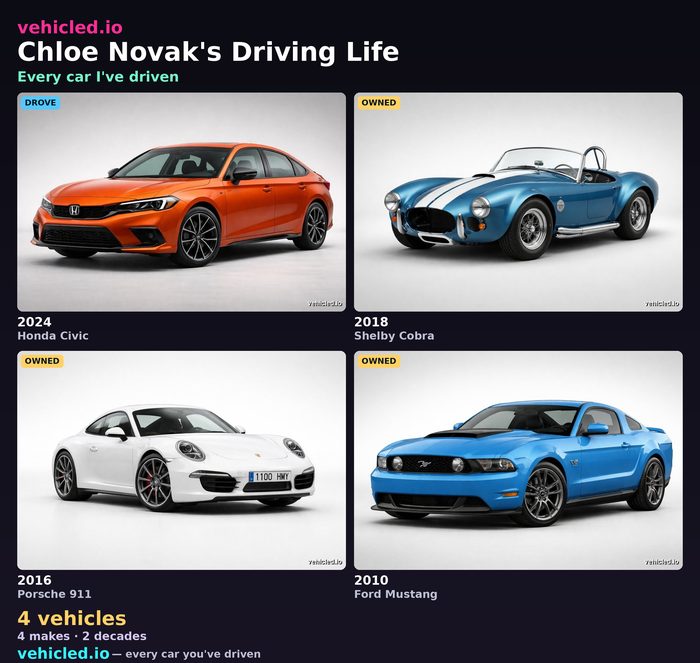 Chloe Novak's garage poster