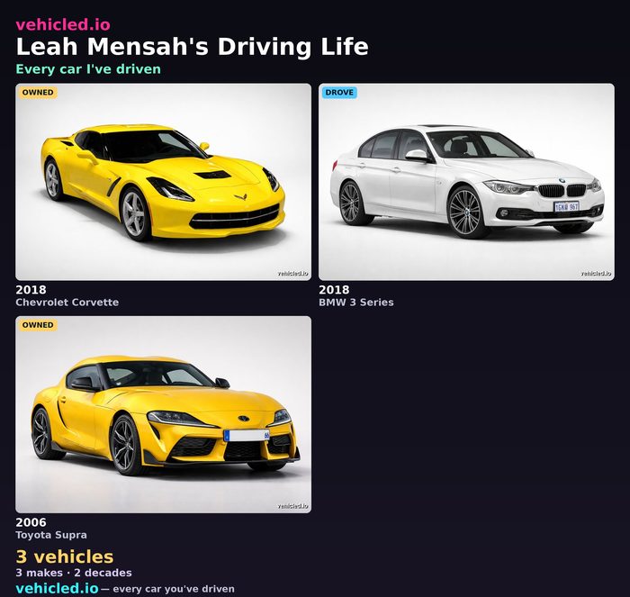 Leah Mensah's garage poster
