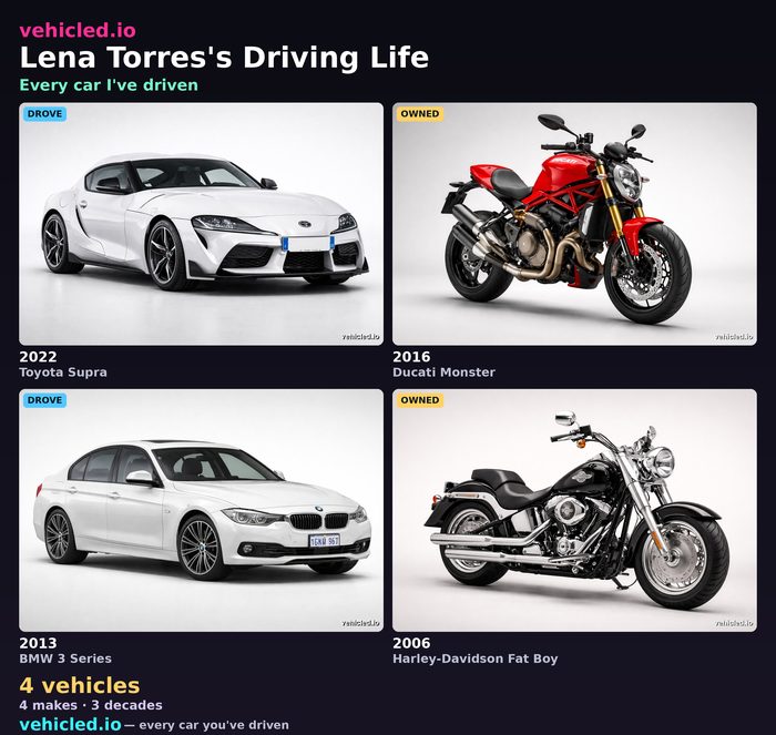 Lena Torres's garage poster