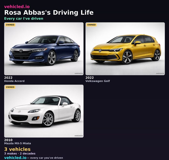 Rosa Abbas's garage poster