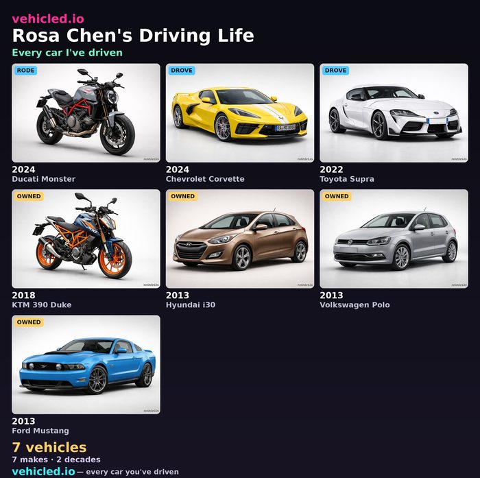 Rosa Chen's garage poster